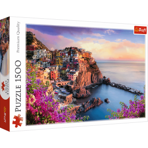 Puzzle Trefl 1500el Widok na miasteczko Manarola